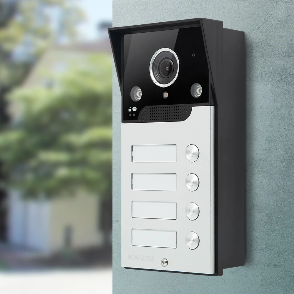 homsecur-xc112f-4-campanello-esterno-per-videocitofono-xsl-interfono-per-4-famiglie