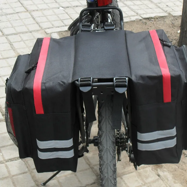 Bicycle Carrier Bag Rear Rack Luggage Back Seat Double Side Cycling High-capacity Durable Convenient Travel Trunk Bags