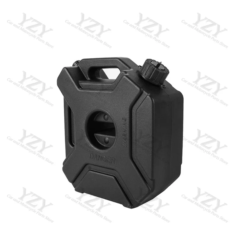 3L 5L Plastic Jerry Can Spare Fuel Container, Auxiliary Petrol Tank for Car Motorcycle ATV UTV, Emergency Road Trip Accessory
