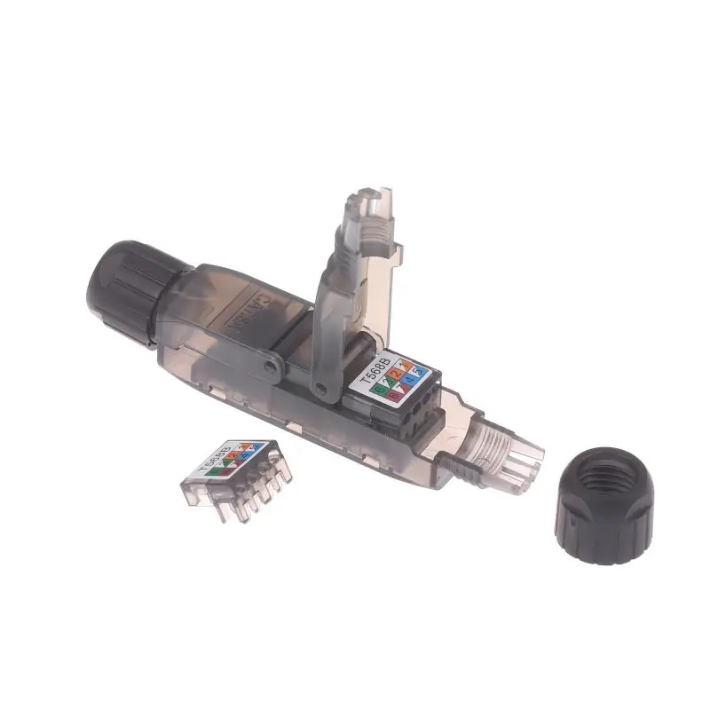 【Y】Terminal Network Extension Cable Tool-less Extension Connector Network Extender Junction Adapter Connection Box
