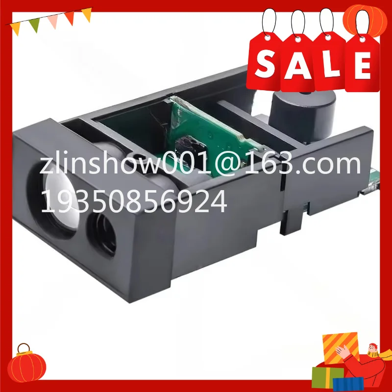 60M laser ranging, modular millimeter-level high-precision TOF ranging sensor, visible red serial port