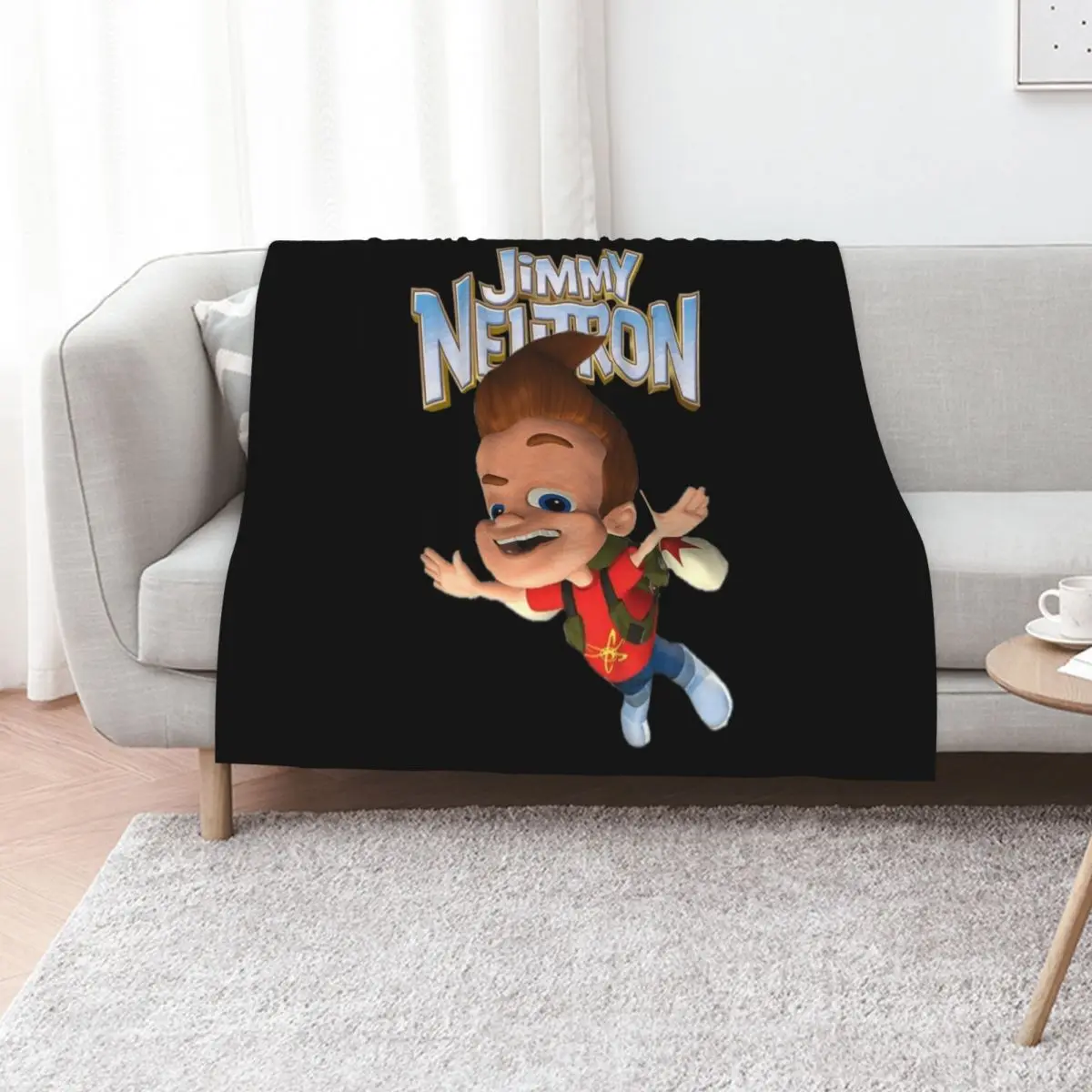 Jimmy Neutron Gotta Blast! Throw Blanket warm winter Extra Large Throw Decorative Beds Sofa Quilt Picnic Bed covers Blankets