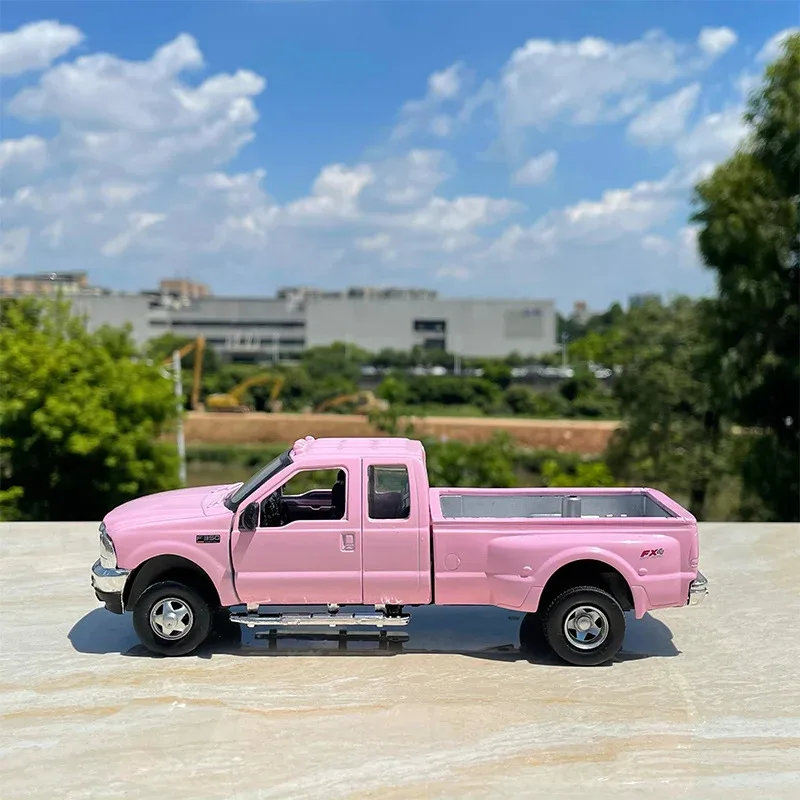 (No Box)G1 Scale Pickup Simulation Alloy Car Model Static Display Collectible Toys Gift Souvenir Decoration