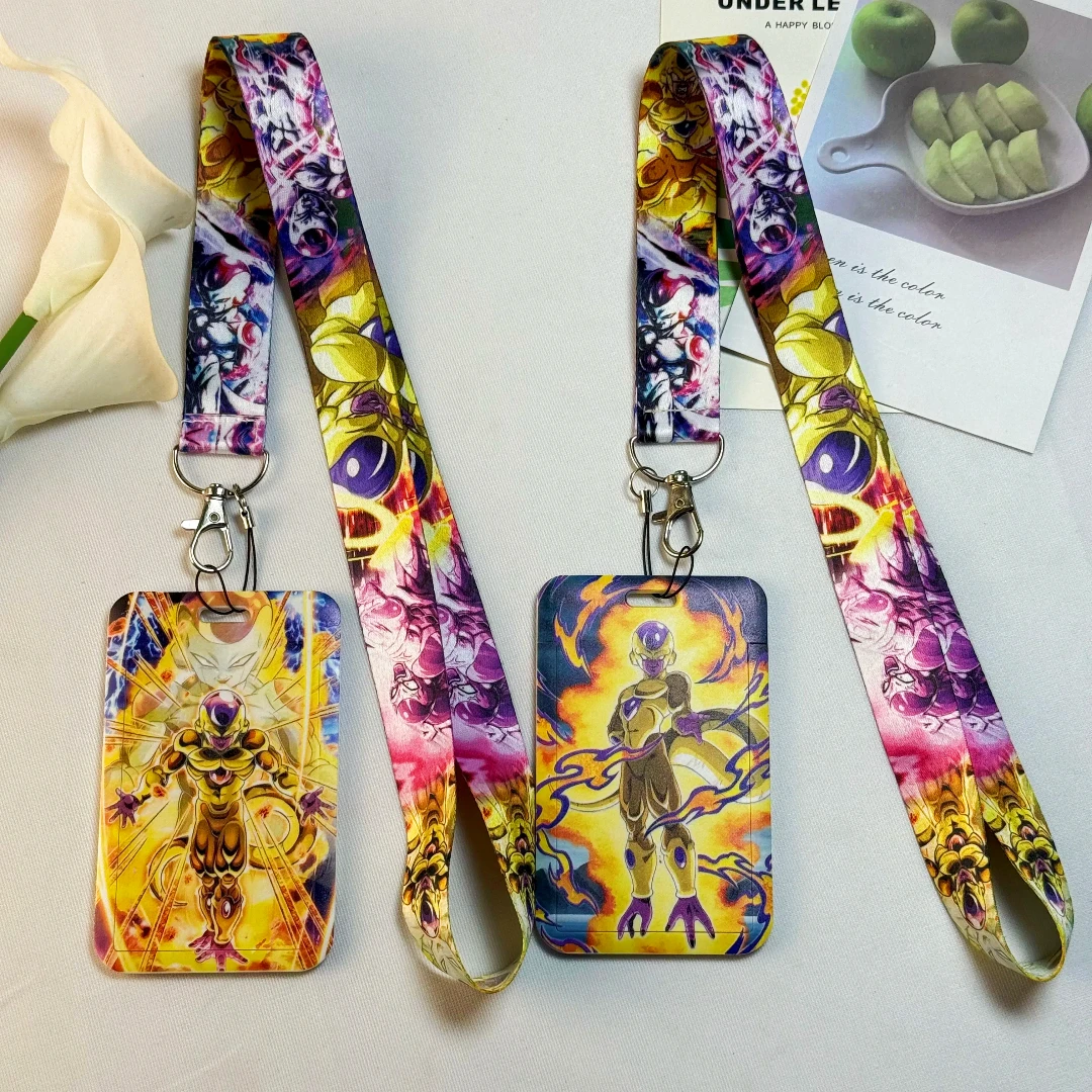 Dragon Ball Credential Holder Japanse Anime Lanyards voor sleutel nekband voor kaart Badge Gym sleutelhanger sleutelhanger accessoires geschenken