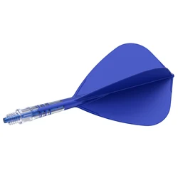 CUESOUL T19 Carbon Integrated Dart Shaft and Flight Kite Shape-Dark Blue