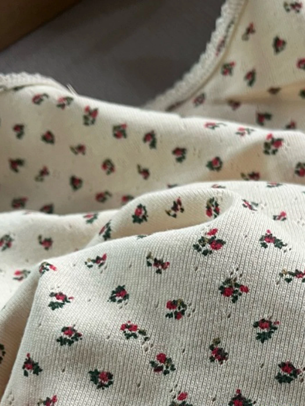 Lace Trim Bloemen Gedrukt Oogje Tank Top Vrouwen Zomer Kleding Katoen Sexy Hemdje Tops Meisjes Camis Crop Tops Y2k Streetwear