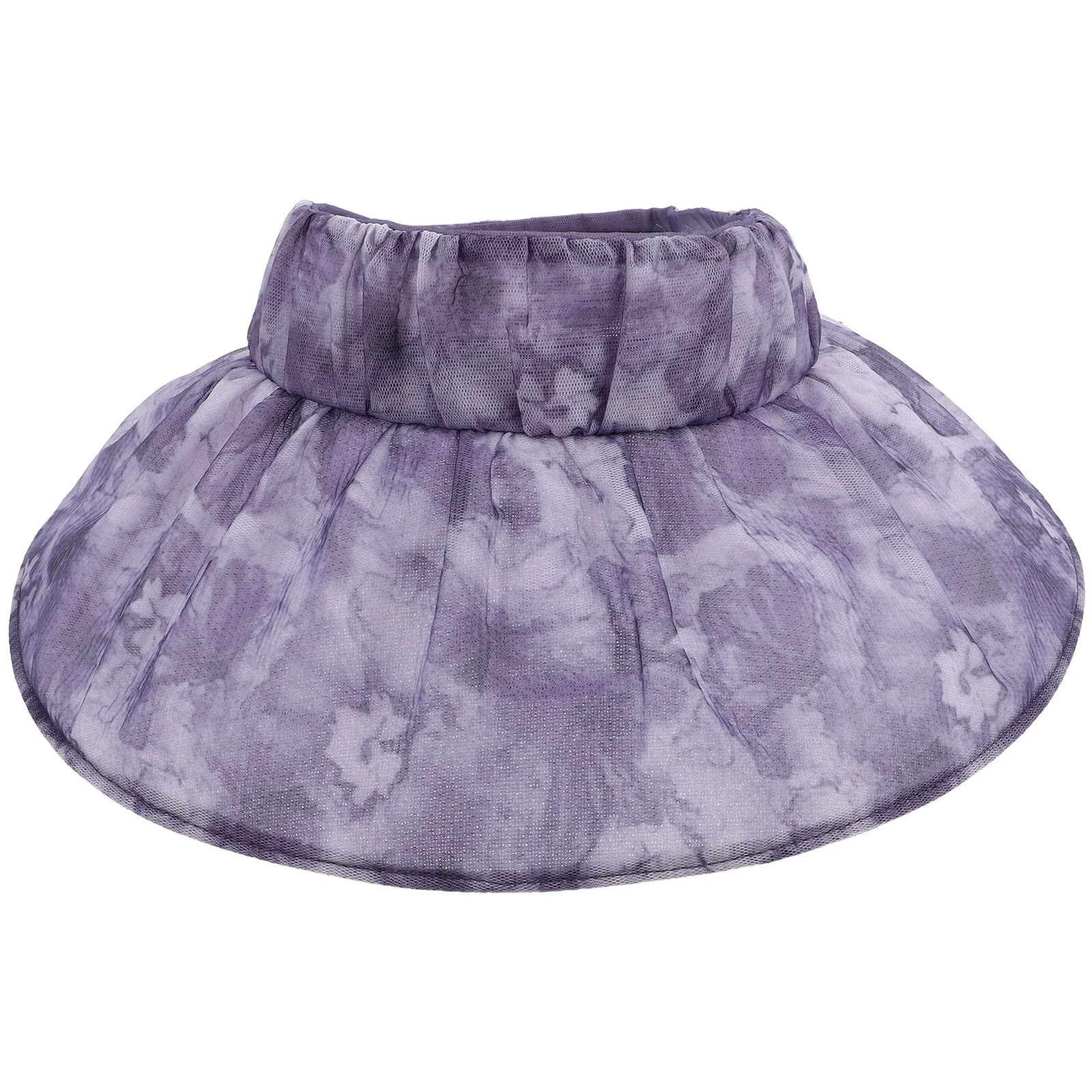 

Wide Brim Printed Sun Visor Hat Women Adjustable Summer Beach Hat Uv Protection Breathable Comfortable Travel Sunshade Cap