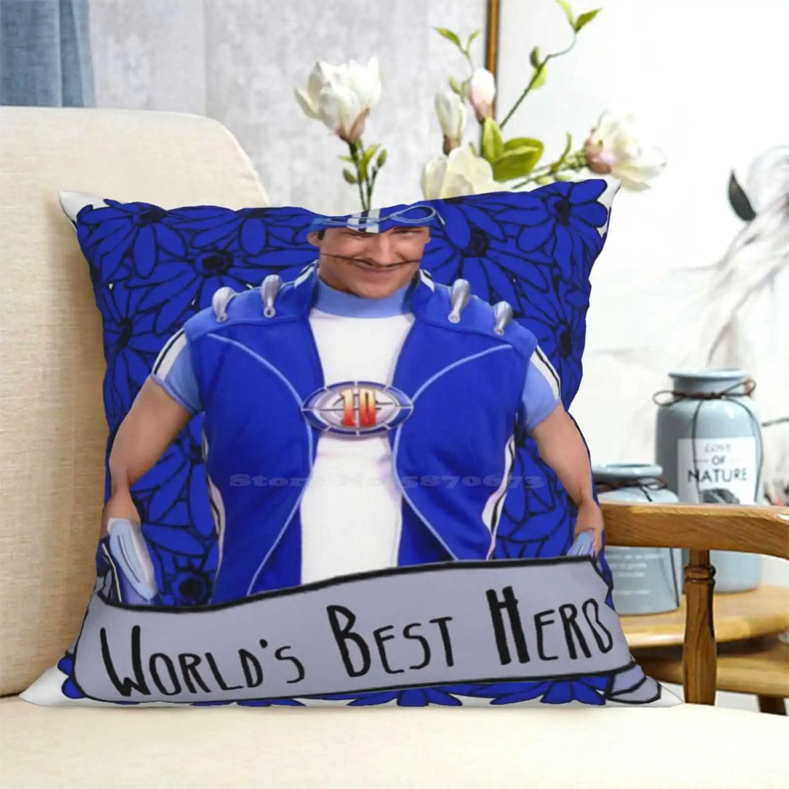 Sportacus Pillowslip Pillowcase Lazy Town Sportacus Sportacandy Robbie Rotten Lazytown Meme Funny Lazytown Aesthetic