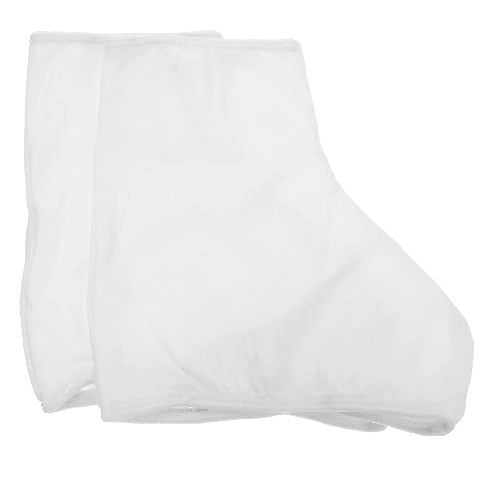 Ice Skating Boot Cover – Elastic, Moisture-Absorbing Protector Sleeve, Size S, White