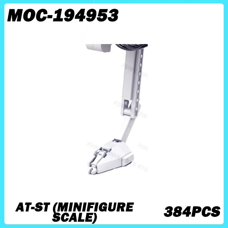 MOC-194953 우주 영화 시리즈 빌딩 블록 DIY 모델 조립 벽돌 퍼즐 장난감, 어린이 교육 크리스마스 선물 384 개