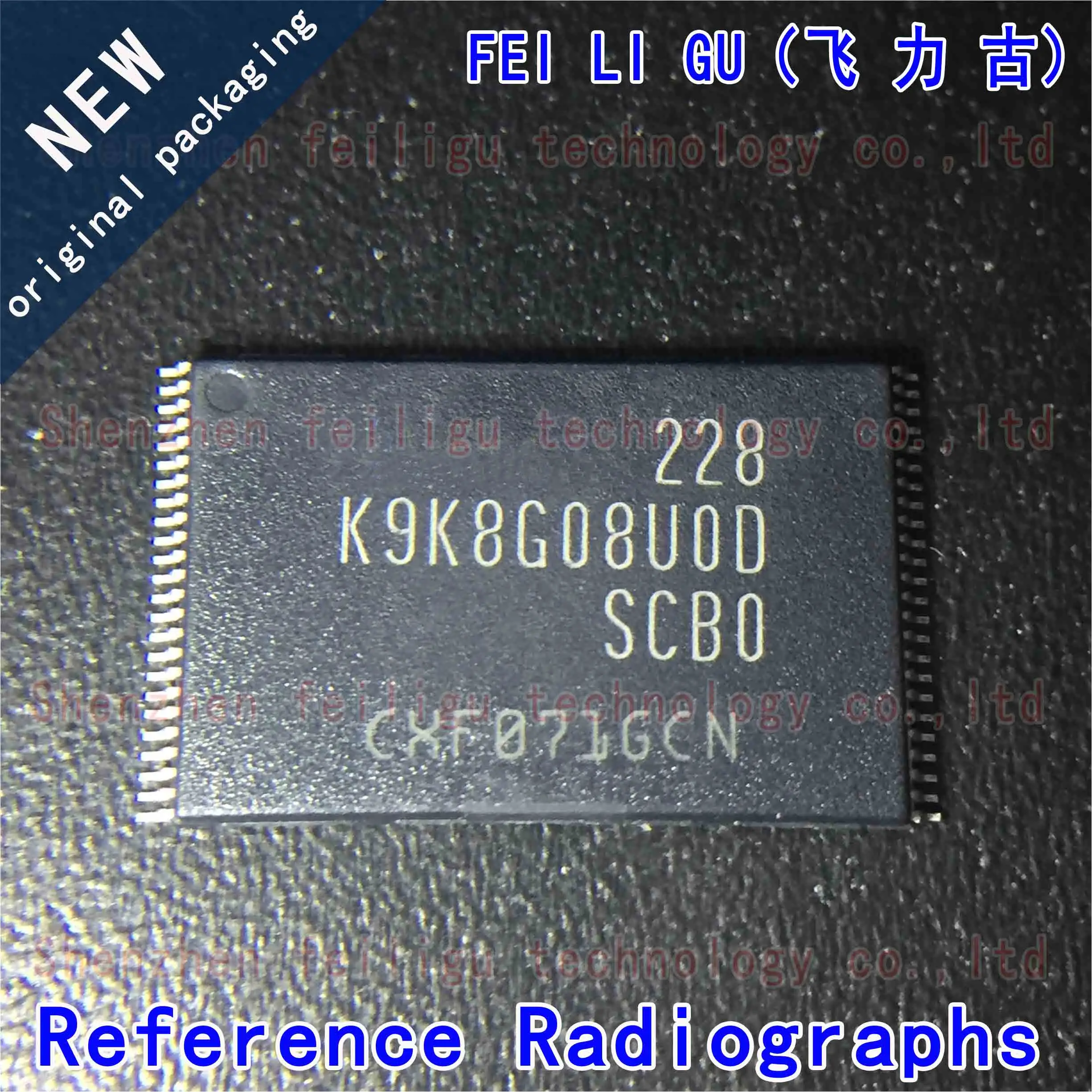 1~30PCS 100% New Original K9K8G08U0D-SCB0 K9K8G08UOD-SCBO K9K8G08U0D Package:TSOP4 Memory Chip