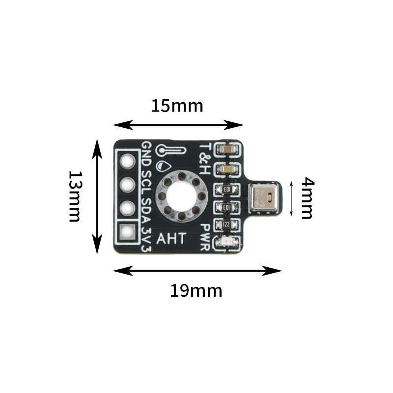 AHT10 AHT20 AHT30 High Precision Digital Temperature Humidity Sensor Measurement Module I2C IIC Communication Compatible SHT20