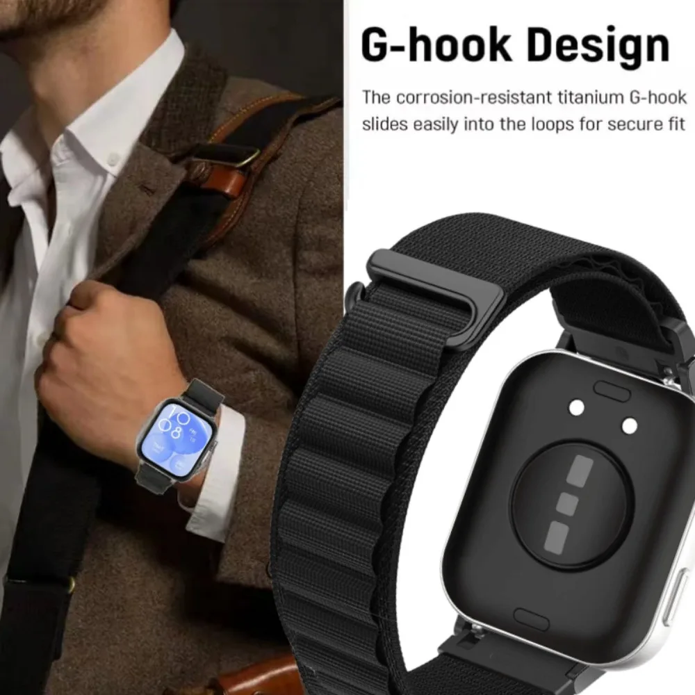 Alpine Loop Strap for Huawei Watch Fit 3 Smart Watch Nylon Breathable Wristband for Huawei Watch Fit 3 Sport Bracelet Watchband