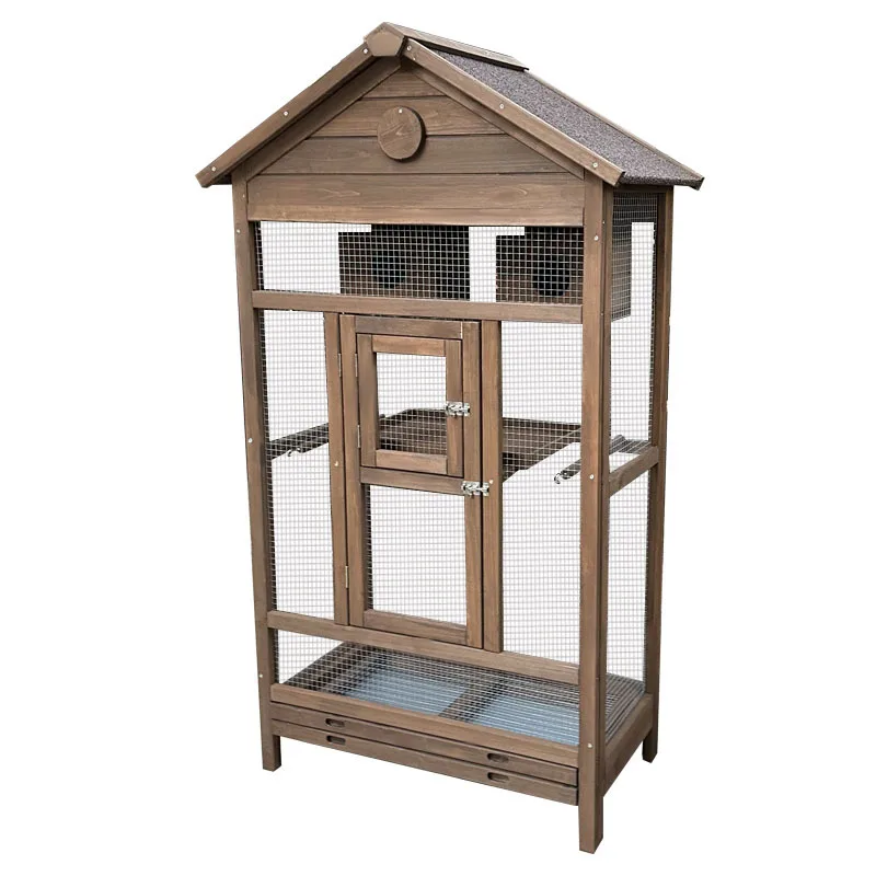 

Peony Tiger Skin Breeding Cage Profound Phoenix Myna Myna Myna Embroidered Eye Nest Large Luxury Bird Villa