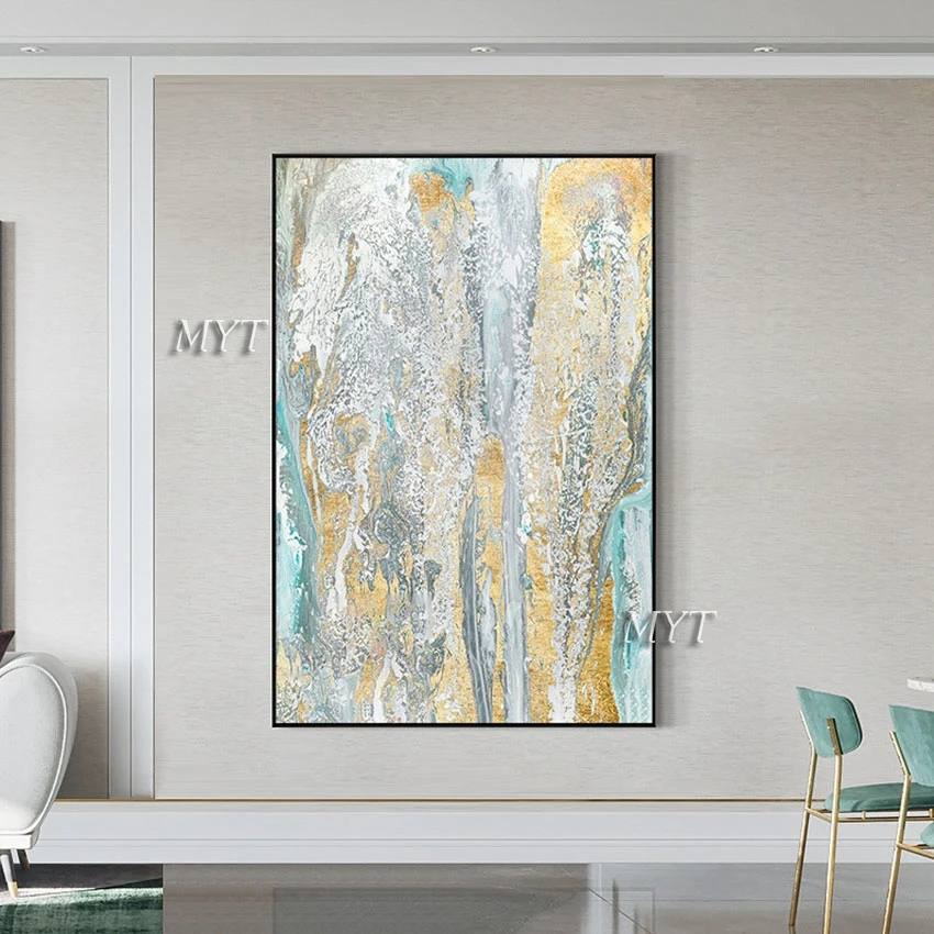 

Acrylic Textured Art Wall Contemporary Abstract No Framed Canvas Handmade Oil Paintings Decorative Pictures For Living Room