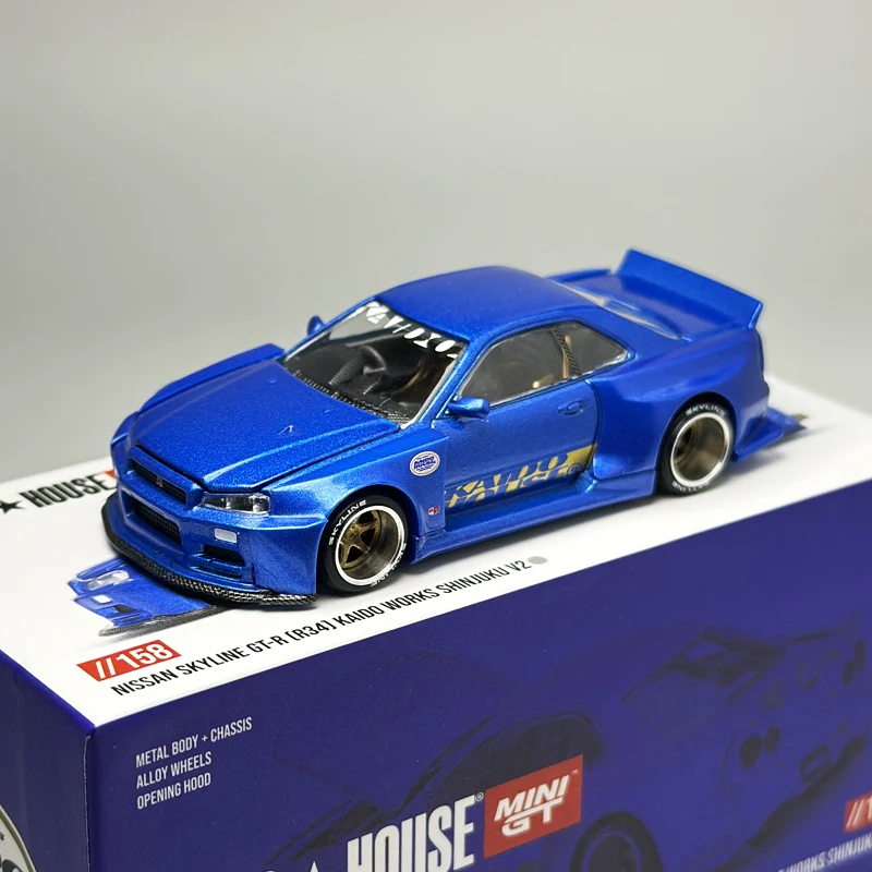 MINIGT Kaido House M3 E30 089 129 R34 R33 NSX EF 126 108 alloy car