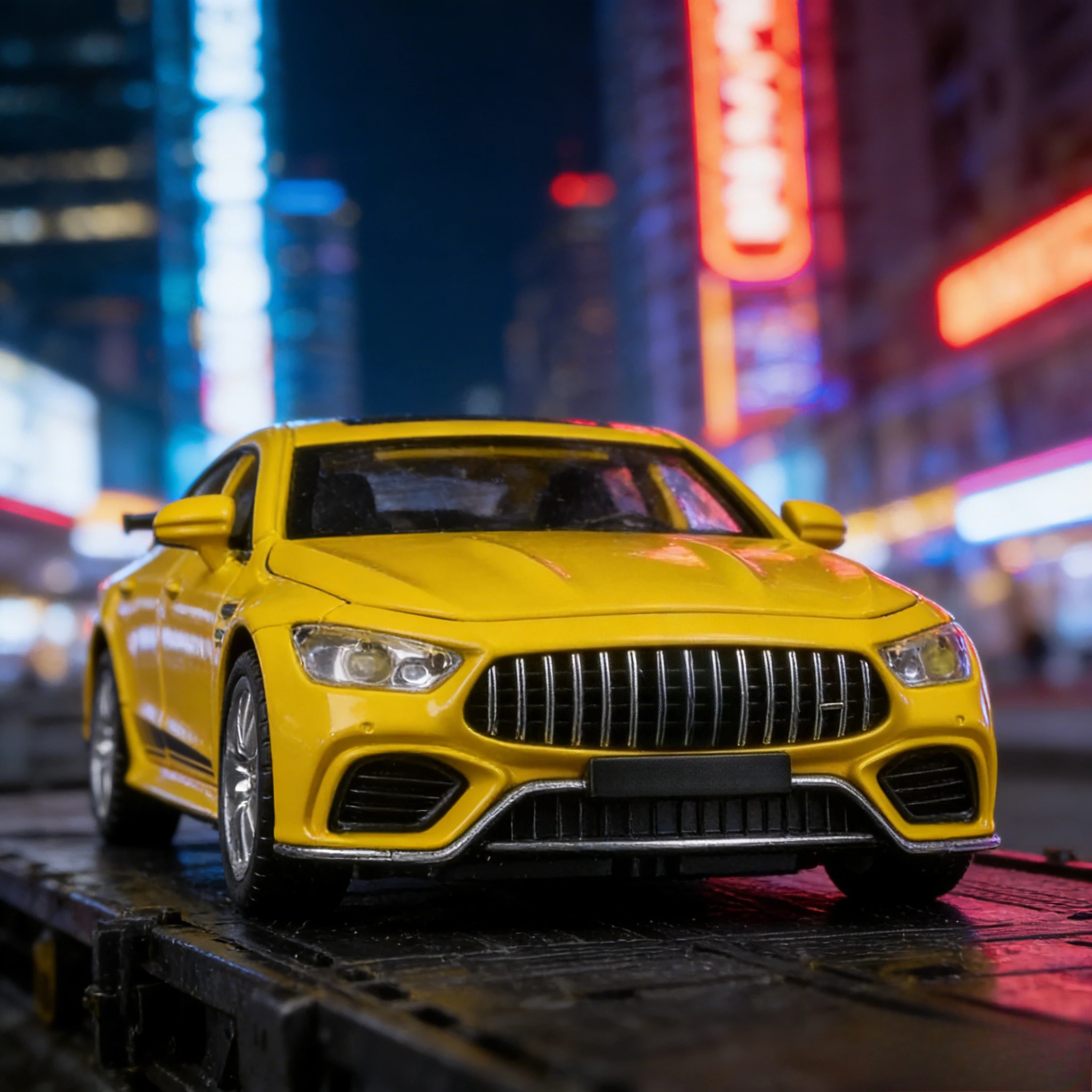 لنموذج سيارة مرسيدس GT63 سبيكة 1:32، يمكن فتح الأبواب سيارة لعبة للأطفال مع وظائف الصوت والإضاءة المحاكاة