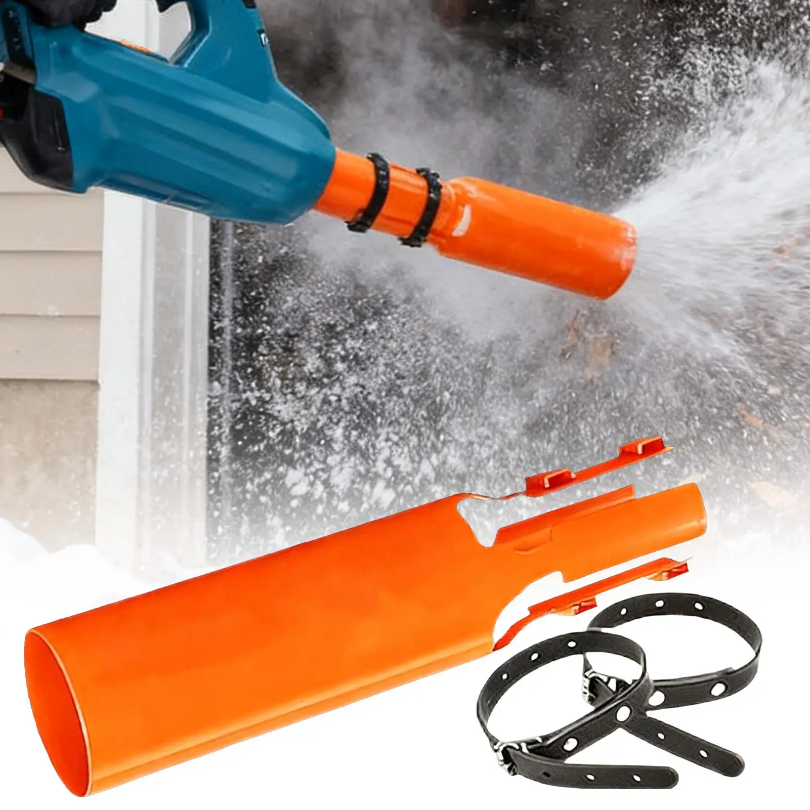 

Leaf Blower Attachment Doubles Airflow Booster Replacement Leaf Blower Air Booster for Snow Debris All Weather Backyard Garden