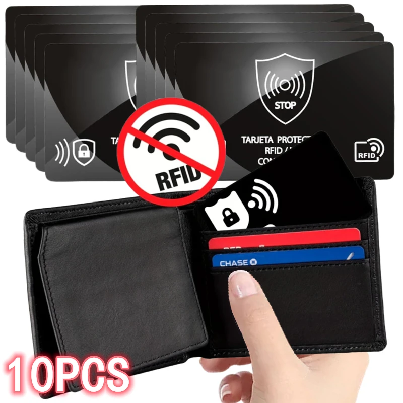 1-10pcs Blocking Card Safe Bank Cards Passport Wallet Shield Protector Blocker Guard for Wallets NFC Credit Card ID Protection
