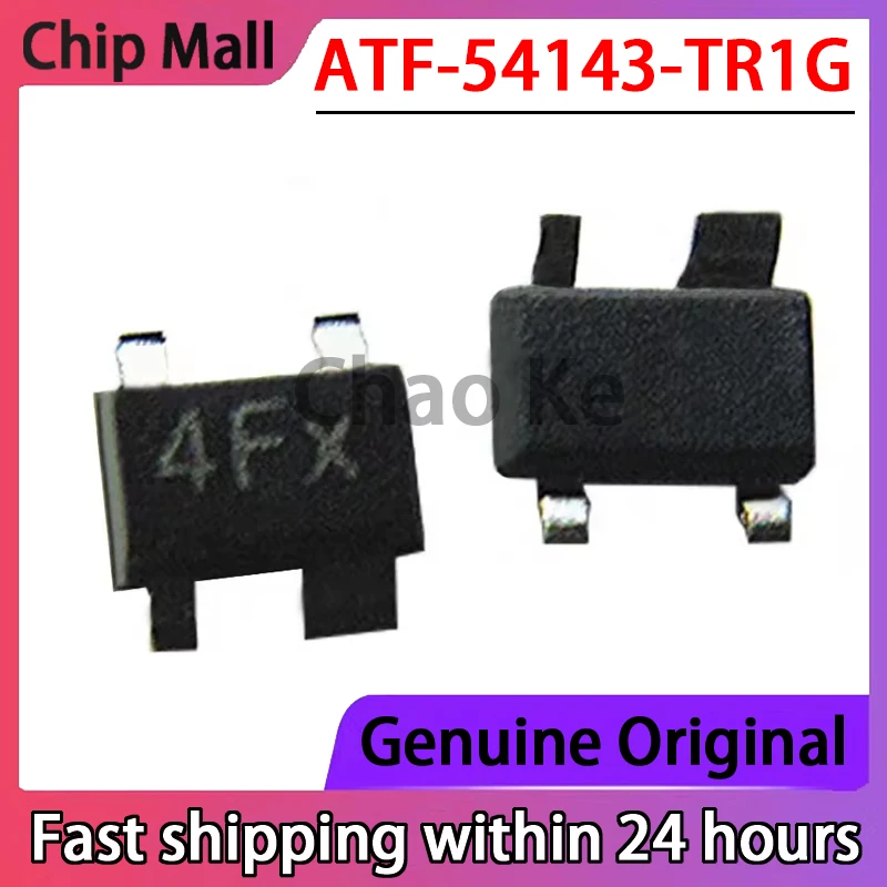 2PCS New Original ATF-54143-TR1G Screen Printed 4F * SOT-343 Ultra-low Noise Amplifier in Stock