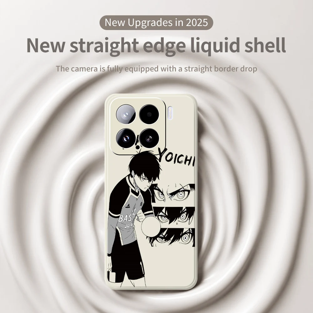 Чехол для телефона с аниме Blue Lock для Xiaomi Mi 15 Ultra Mi 14T 13T 12T 11T Pro, силиконовый чехол для Xiaomi Mi 13T Pro Mi 11T Pro, чехлы