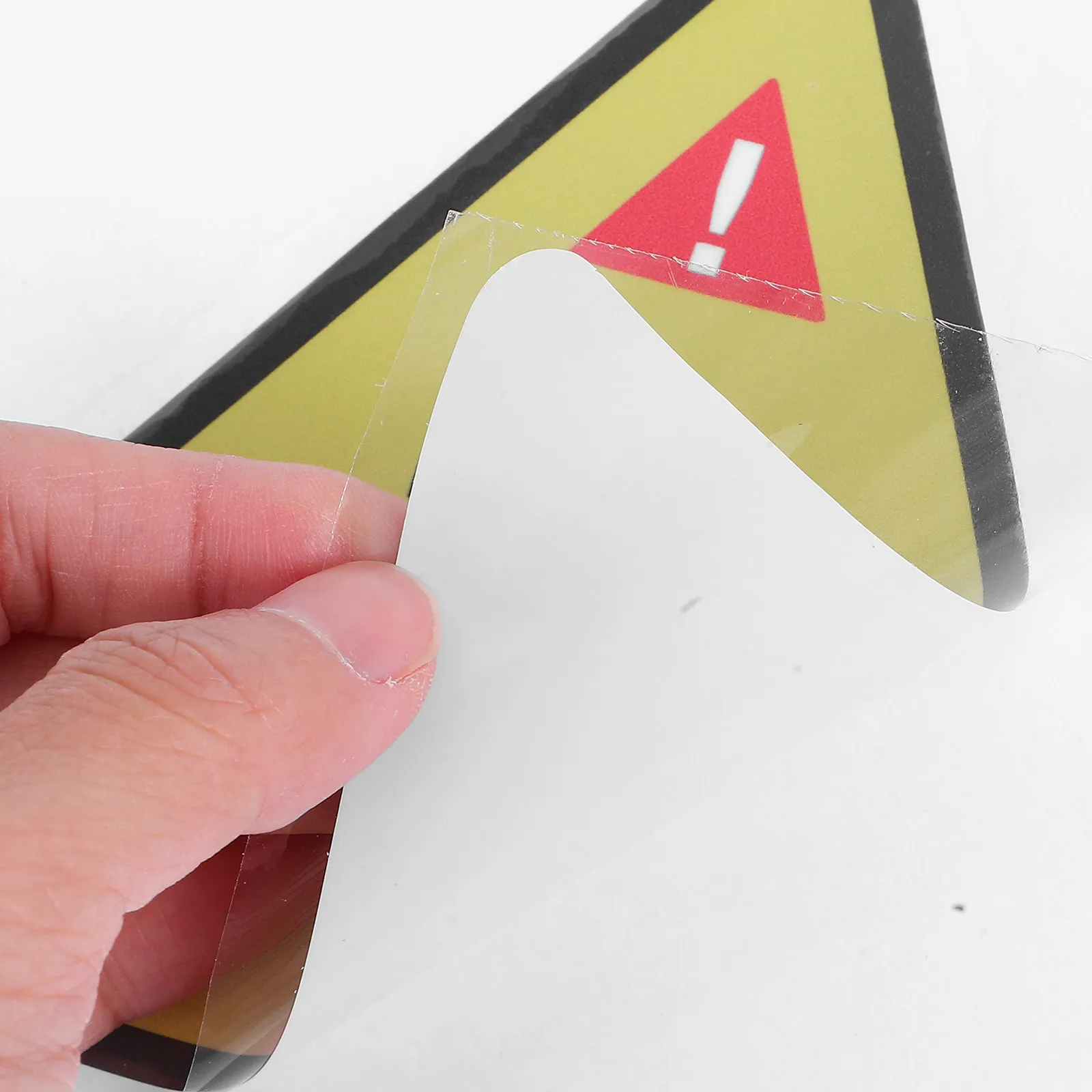 2 Meters Away Safety Distance Warning Sticker High Adhesion Waterproof Bright Vivid Caution Sign for Factory Office Public Space