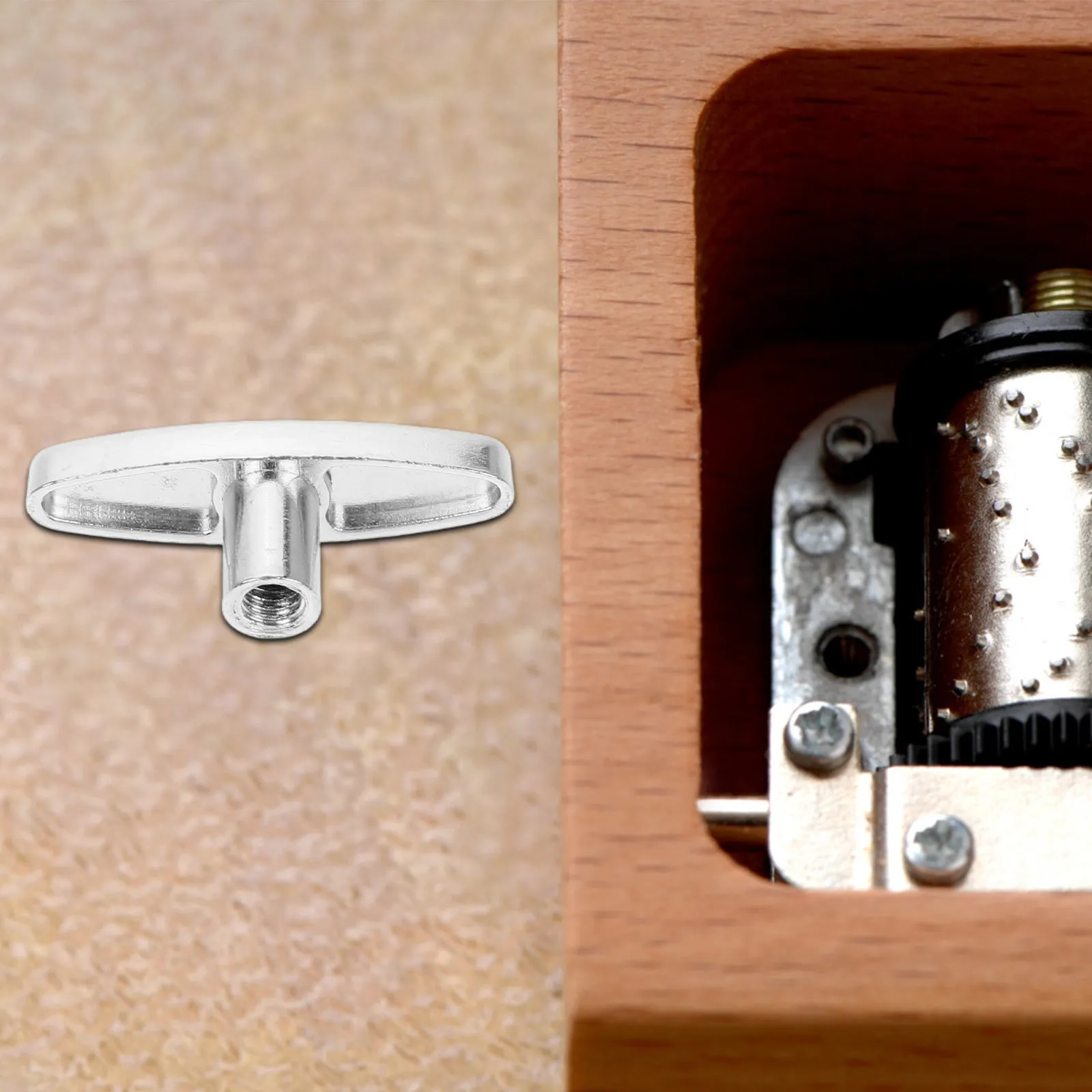 10Pcs Music Box Wind Up Key Set Versatile T-Shaped Winding Keys Compatible with Various Music Box Mechanisms Easy Installation