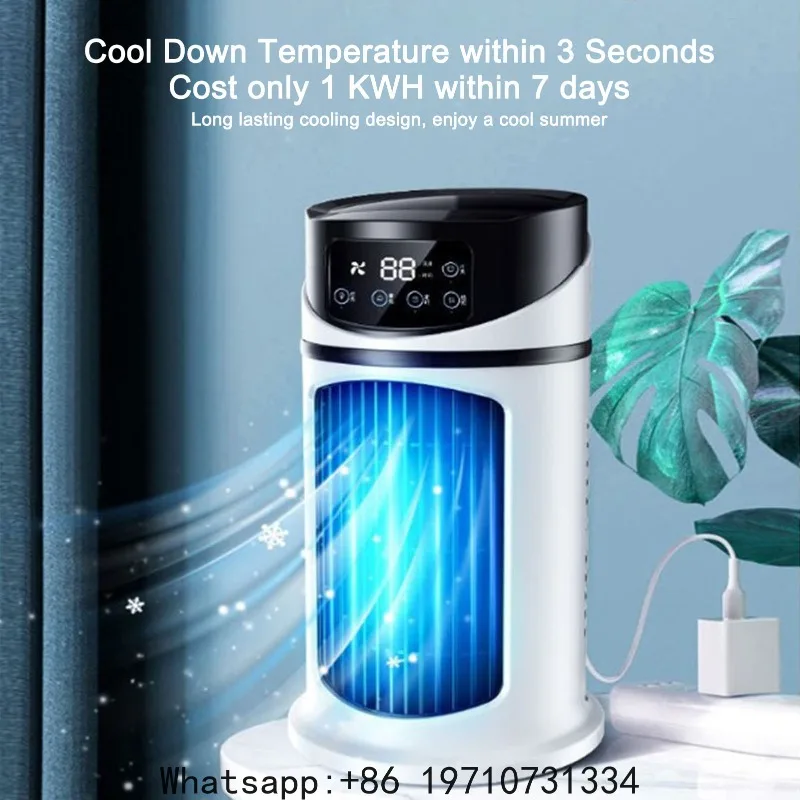 Portable  Conditioner Portable Mini  Conditioner Mobile Multifunction  Cooler Fan Water Cooling Fan for Office Home