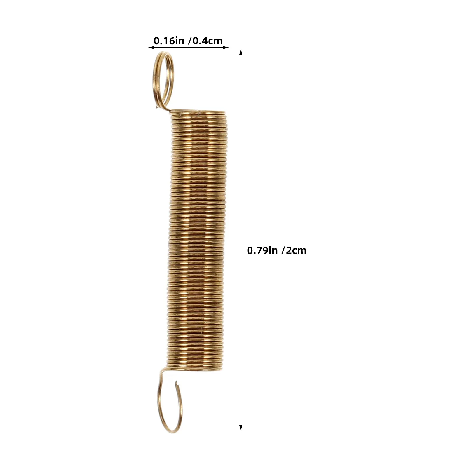 4Pcs Mechanical Clock Tension Springs Hook Ends Alloy Wire for Mantel Grandfather Clock Repair Parts Hook Tension Spring