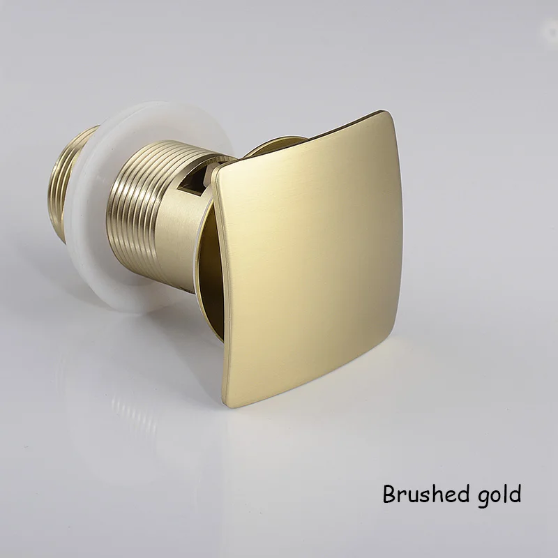 

Square Basin Pop Up Water Waste Bathroom Accessories Smell Proof Sink Drain Black,Chrome,Brushed Gold,Rose,Gold