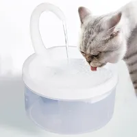 2L Pet Cat Water Fountain USB Automatic Dog Drinking Fountain With LED Light Drinker Feeder Pet Drinking Fountain Dispenser