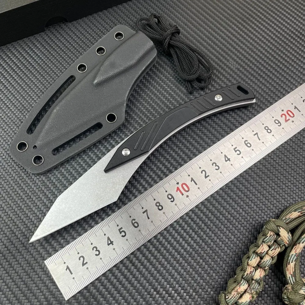 

Новый нож KiRi с фиксированным лезвием и ножнами, стальное лезвие 8Cr13Mov, ручка G10, портативный уличный карманный нож, инструменты для кемпинга EDC