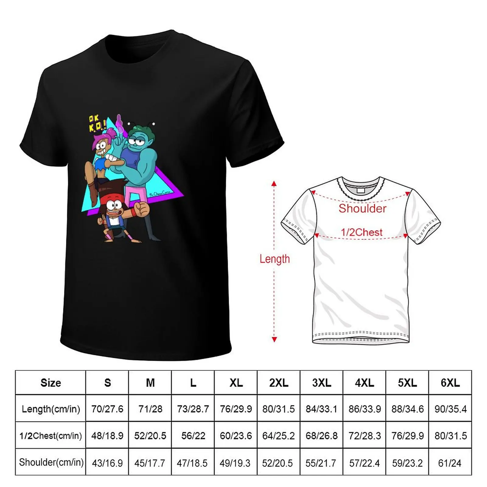 K.O., Rad, and Enid T-Shirt t shirts for man graphic funny T-Shirt