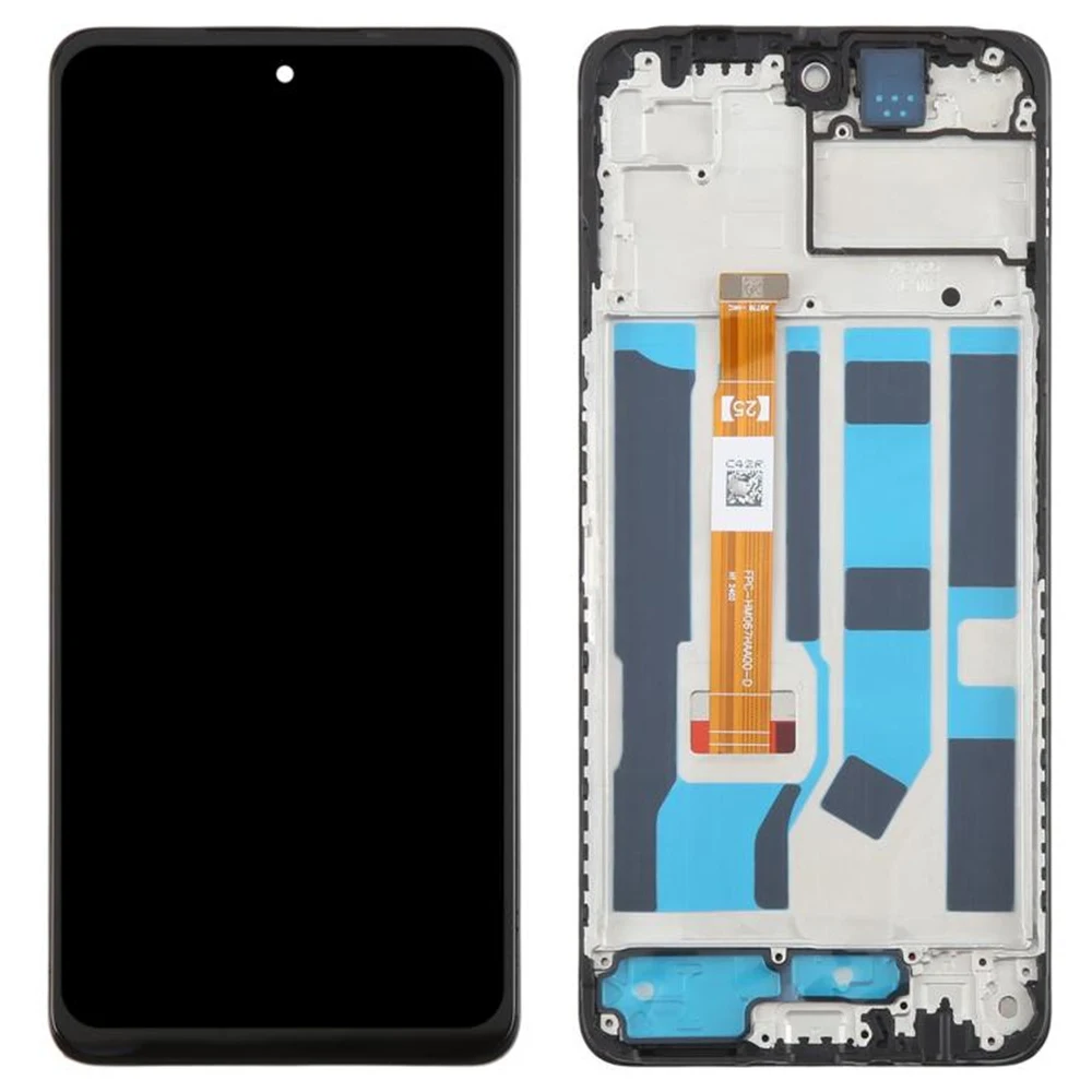 For Oppo A60 4G Grade S LCD Screen and Digitizer Assembly + Frame Part (Without Logo)