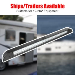Outdoor Camping Light Equipment for RV Caravan Interior Wall Lamps 18 LED Awning Lamp Trailer Exterior Lamp 6000k 12-28V