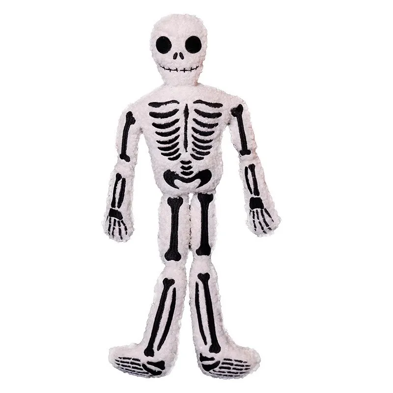 

40cm 80cm Plush Toy Cartoon Christmas Nightmare Skull Stuffed Pillow Halloween Decoration Skull Doll Children's Christmas Gift