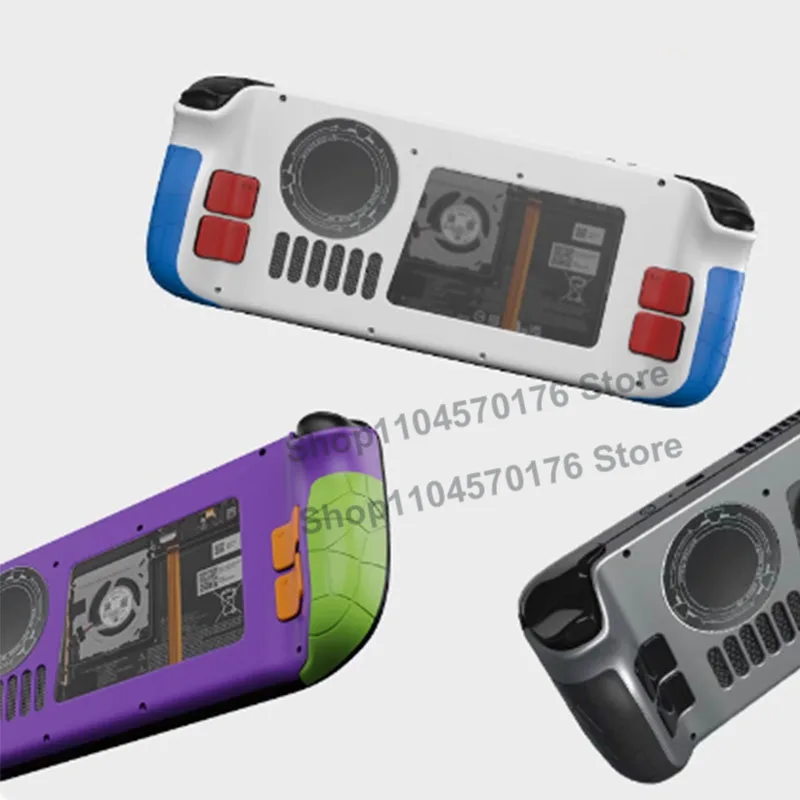 

Магнитный чехол с подставкой для Steam Deck, задняя крышка с рассеиванием тепла, модифицированный корпус для игровой консоли Steam Deck, рождественский подарок