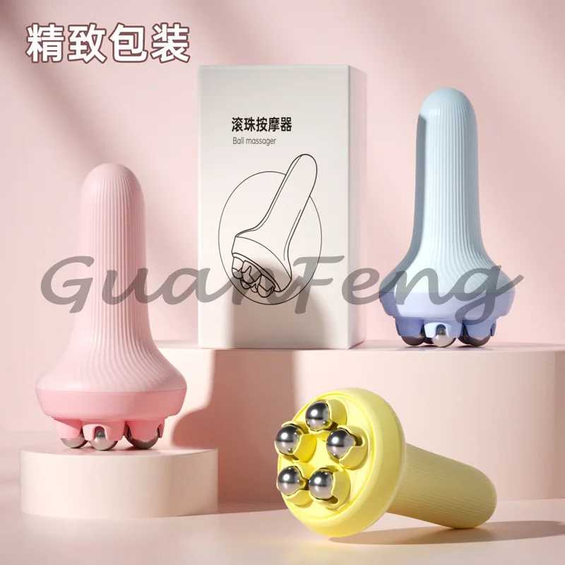 Inner leg shaping muscle relaxation, abdominal massage, and meridian brush