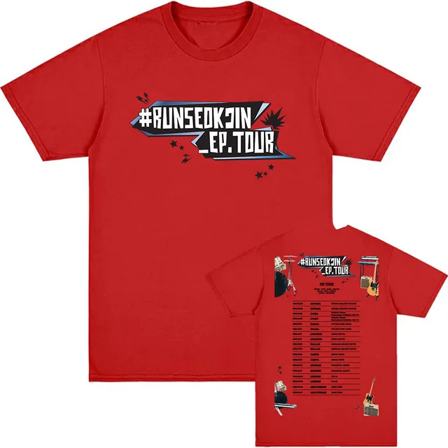 RunSEOkjin ep tour 2025 camiseta jin coreano meninos banda membro