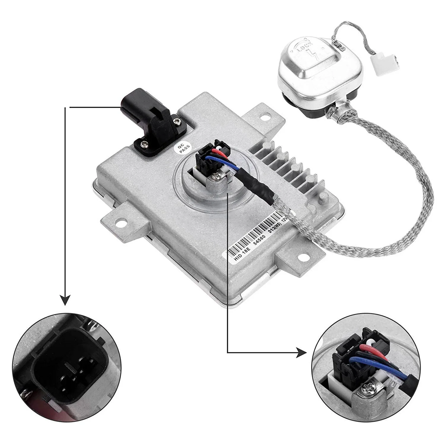 Balastro de faro HID Xenon W3T10471 X6T02991 33119-S0K-A10 con encendedor y bombilla D2S para Acura TL TSX Honda S2000 Accord Mazda