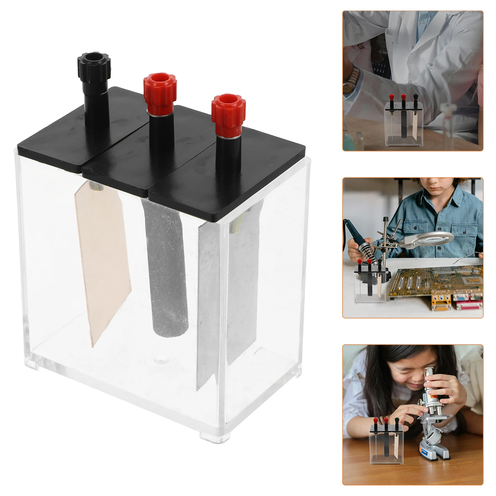 

Electrode Sheet Fruit Physics Science Experiment Kit Material Copper Iron Zinc Plastic