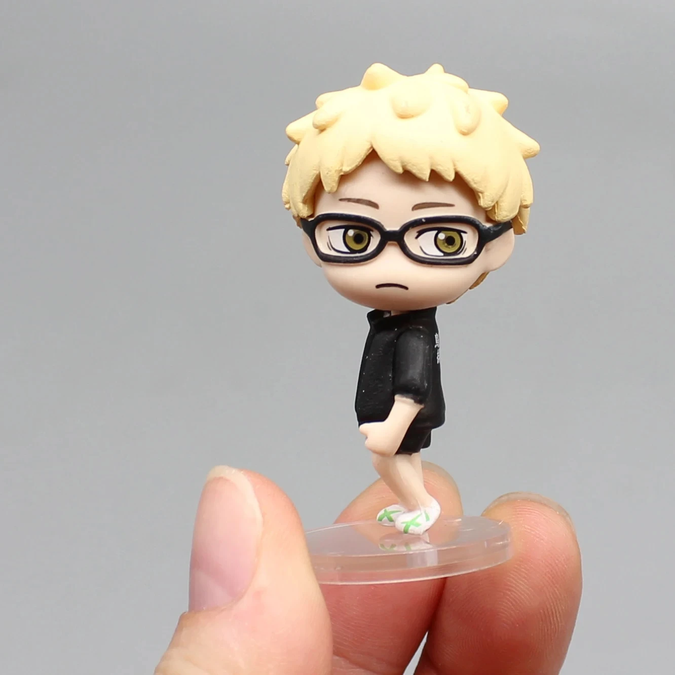 5.5cm 4pcs Set Anime Haikyuu Action Figure Hinata Shoyo Tobio Kageyama Capsule Toy Figurine Model Doll Collection Statue Gift