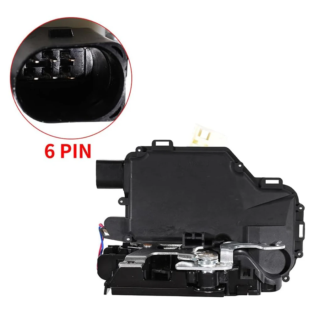 Rear Left Driver Side 6-Pin Door Lock Latch Actuator for VW Passat B5 Beetle Golf GTI Rabbit,Quality Direct OEM 3B4839015A