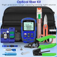 COMPTYCO FTTH Fiber Optic Tool Kit Fiber  Optica Power Meter M7 OPM with 30mW Visual Fault Locator and AUA-X5 Fiber Cleaver