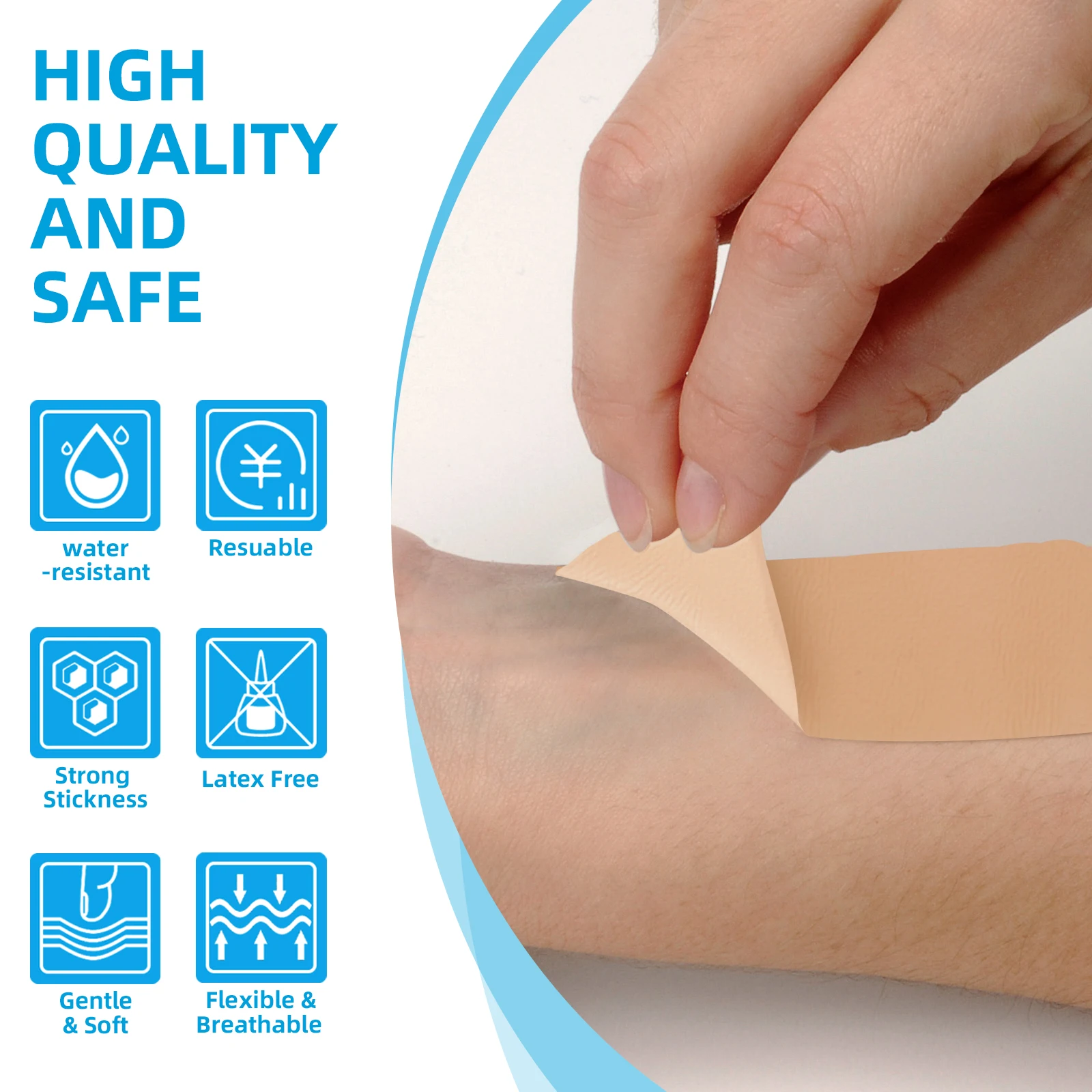 OK TAPE 1.8-3M Silicone Scar Tape Reusable Professional Scar Removal Sheets for Surgical Scar Tummy Tuck C-Section Burn Acne