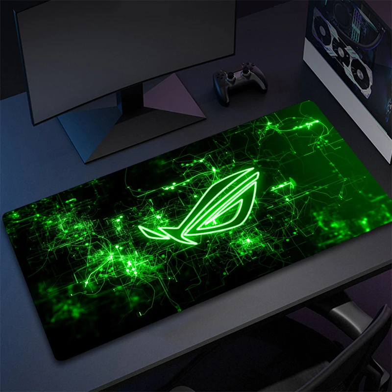 Asus Rog Mause Pad Anime Mouse Mats Gaming Computer Desk Mat Mouse Carpet Pc Accessories Gamer Mouse Pad Speed Rubber Mat