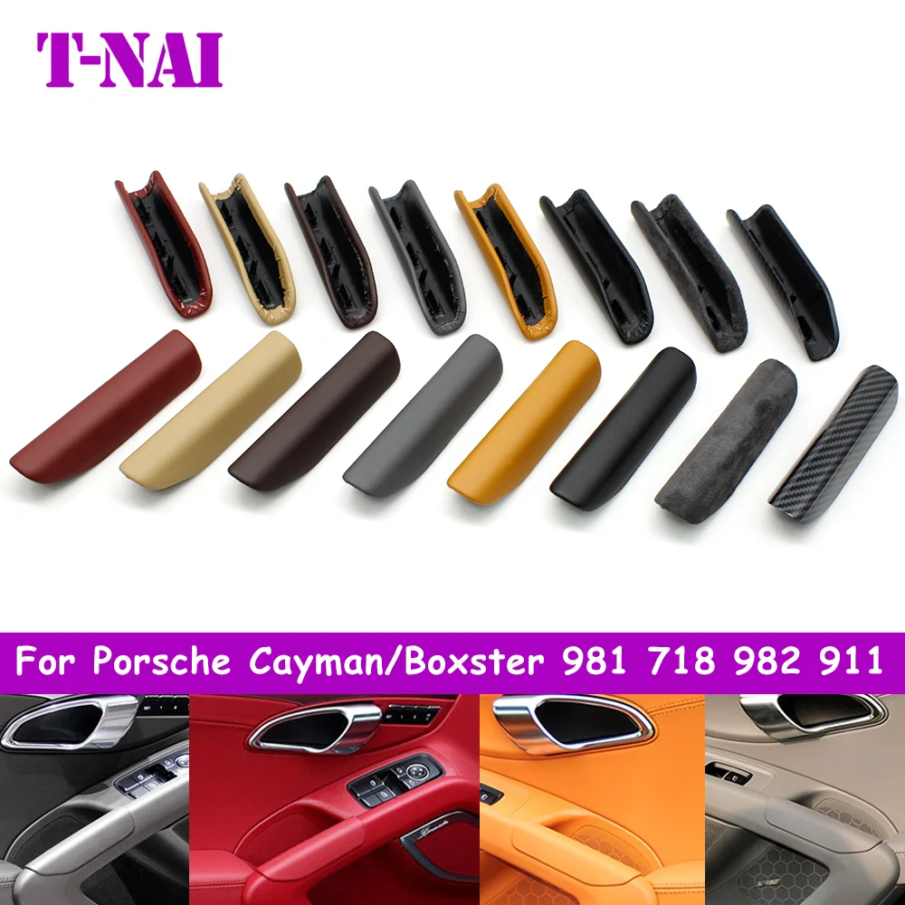 981 718 982 911 991 Car Interior Front Left Right Inner Door Handle Cover Trim For Porsche Cayman/Boxster 2013-2023