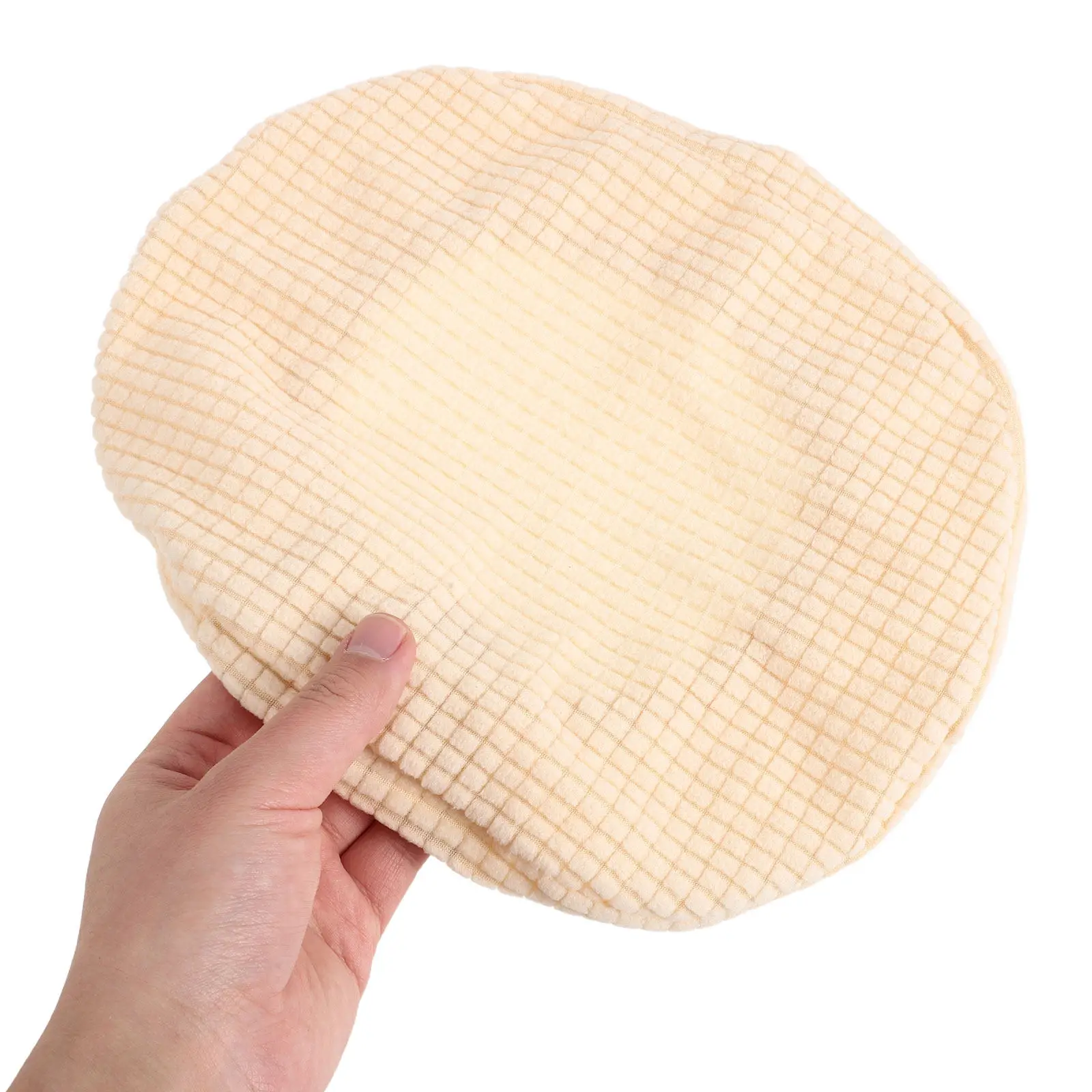 2Pcs Ergonomic Headrest Cover for Office Computer Chair Headrest Pillow Protector Universal Fit Recliner Desk Chair Beige