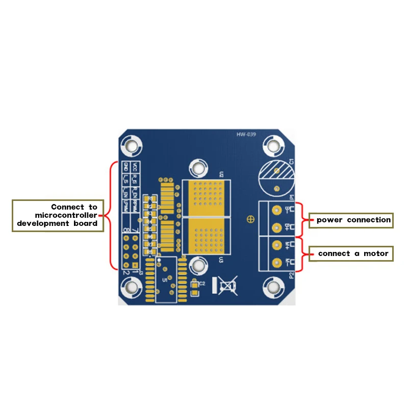 مزدوج BTS7960 43A عالية الطاقة IBT2 موتور السائقين نظام الالكترونيات لوحة تركيبية لتقوم بها بنفسك السيارة الذكية أشباه الموصلات برودة لاردوينو #6