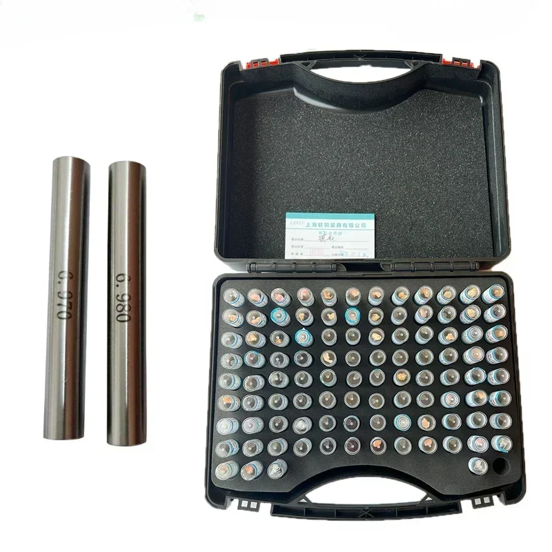 

Precision Steel Pin Gauge 1.00-2.00mm-3.00mm-4.00-5.00-6.00-9.99 step 0.01mm Smooth Plug Gauge Hole Gauge set pin Measuring Tool